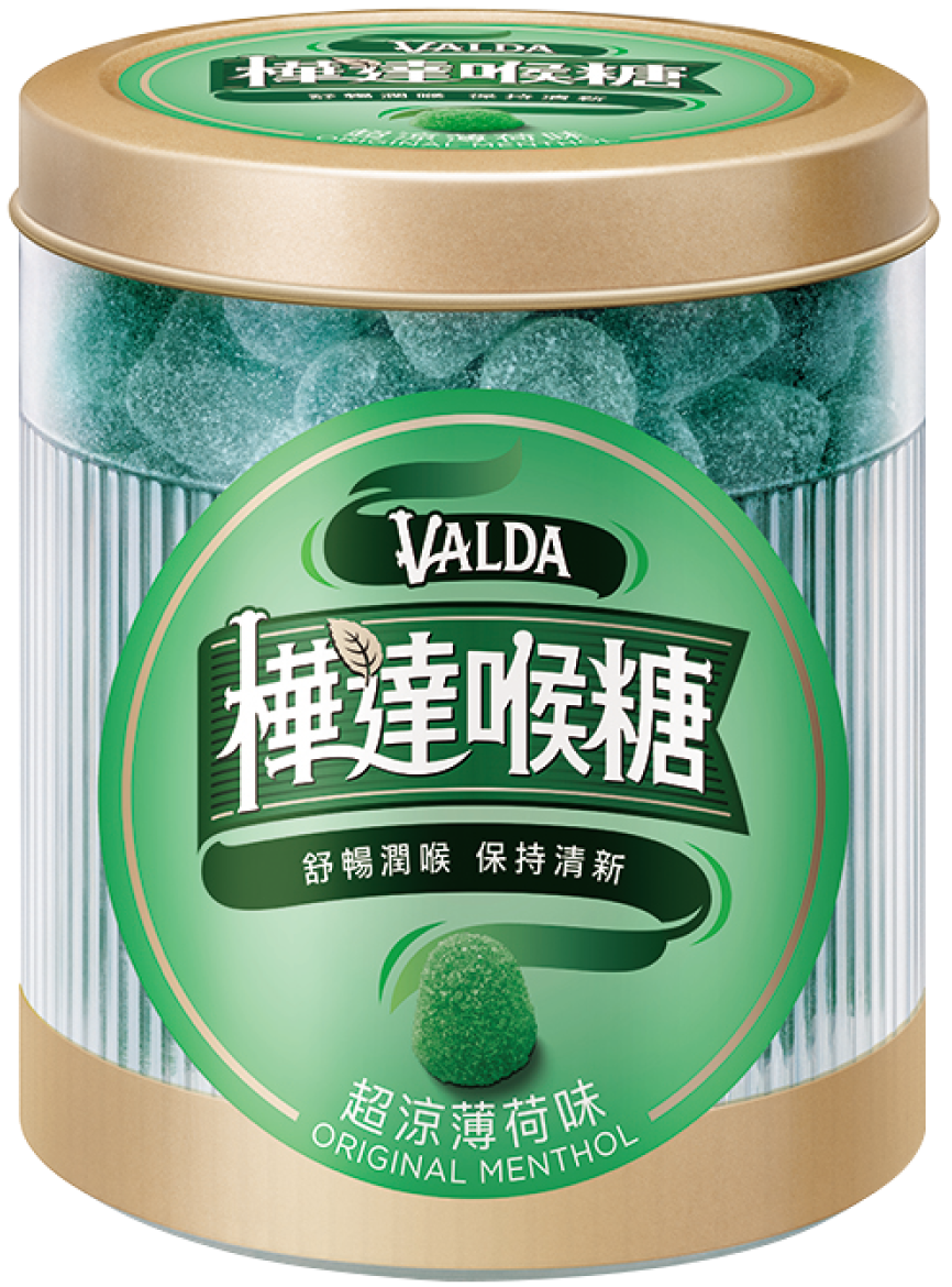 樺達喉糖薄菏口味160克