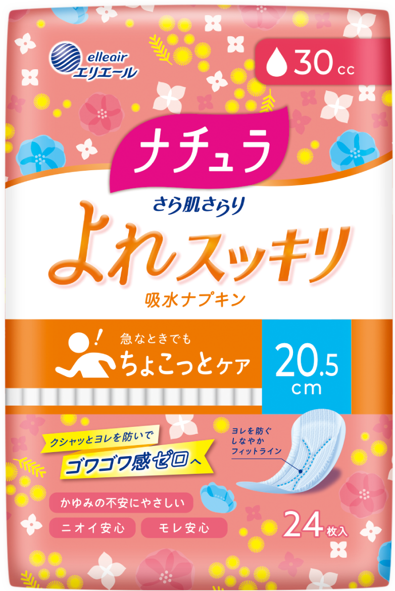 Natura 娜舒雅輕失禁吸水棉 30cc/24片