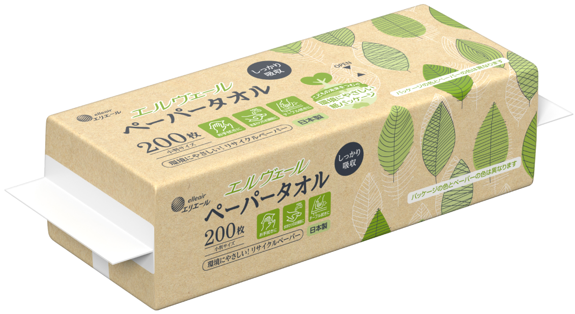 大王紙包裝環保紙巾200抽