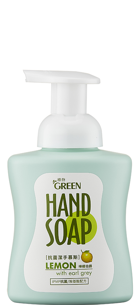 綠的植物系潔手慕斯-檸檬伯爵