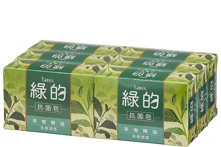 綠的抗菌皂 -茶樹清香