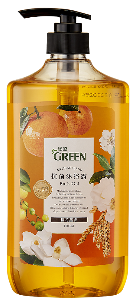 綠的抗菌沐浴露-橙花燕麥