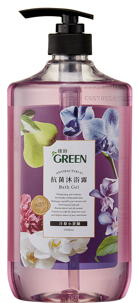 綠的抗菌沐浴露-洋梨小蒼蘭