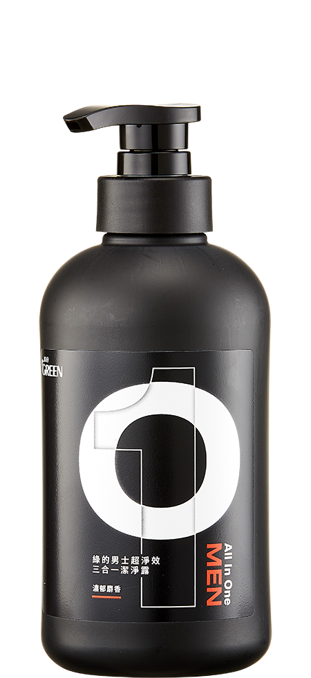 綠的男士超淨效三合一潔淨露