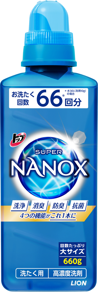 日本獅王奈米樂超濃縮洗衣精660g