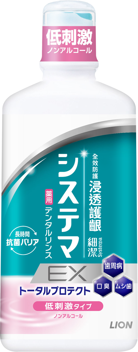 日本獅王細潔浸透護齦EX漱口水(低刺激)