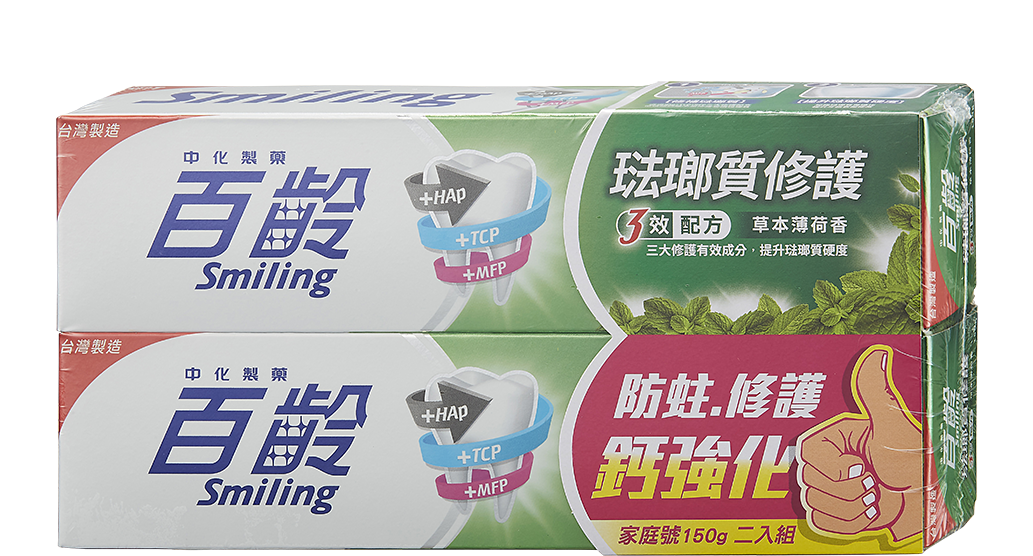 百齡琺瑯質修護牙膏-草本薄荷