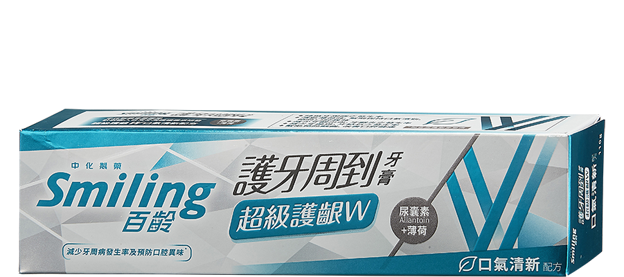 百齡護牙周到牙膏-超級護齦W-口氣清新