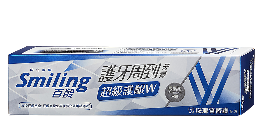 百齡護牙周到牙膏-超級護齦W-琺瑯質修護